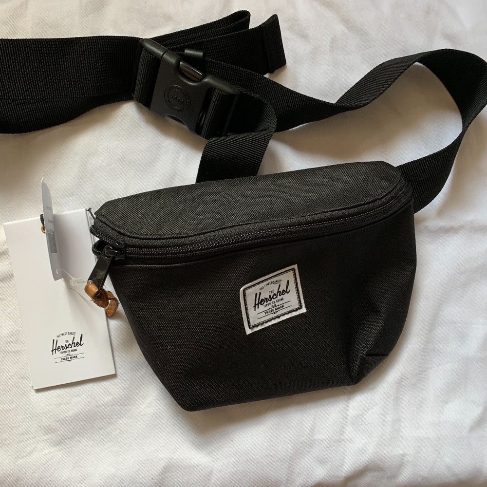 Herschel Black Fanny Pack